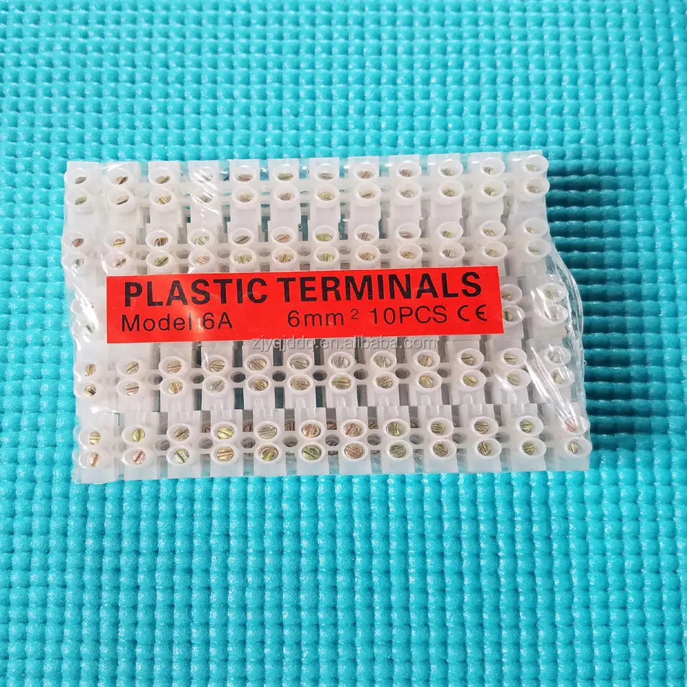 China manufacture plastic electrical screw terminal block