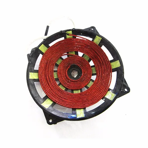 High Frequency 125KHZ IC Card Reader RFID Loop Antenna 0.2mm 1mh Inductance 40mm Round Coil Antenna