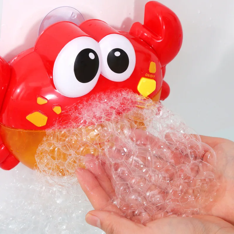 Amazon Hot Sale Baby Bath Toy Crab Bubble Toy Foam Bath Toy