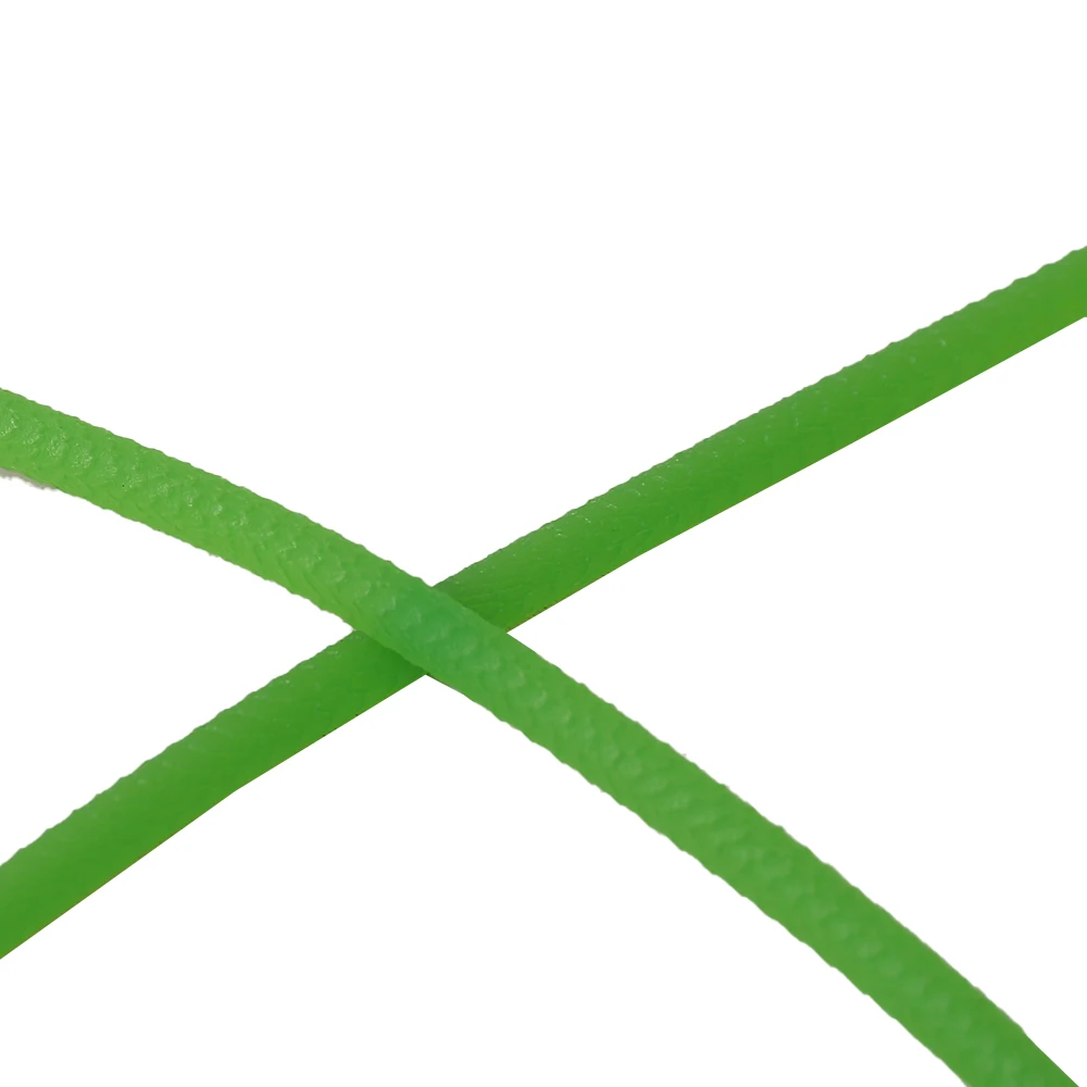 Gardens Curtain Rubber Belt for Electric Curtain Track Rails Curtain Belt pu round belt green