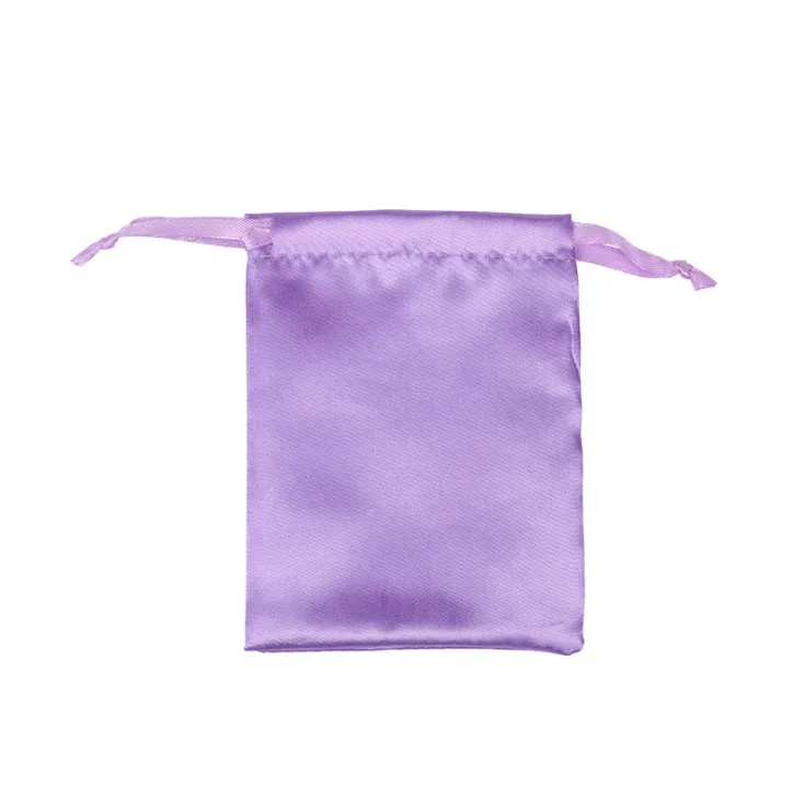 satin jewelry pouch customized drawstring personalized wig Wedding Favor Promotion Gift Pouches Candy Sugar silk satin bags