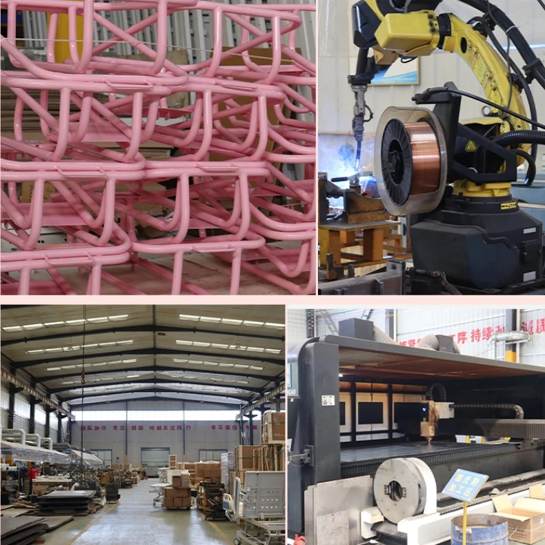 For Newborn Baby Bassinet Height And Head Adjustable Luxurious Hospital Baby Crib Baby Trolley