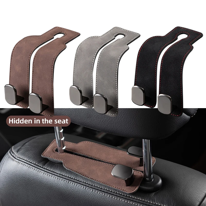 Car Seat Headrest Hooks Hidden Hanger for BYD FORD Hyundai Chery Mitsubishi Geely Car Rear Seat Hook Storage Holder