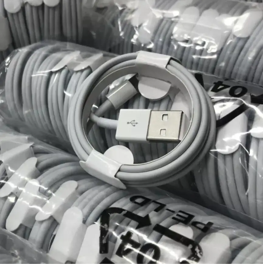 Оригинальное высококачественное зарядное устройство для iPhone 1 м 2 3 USB-кабель передачи данных кабель