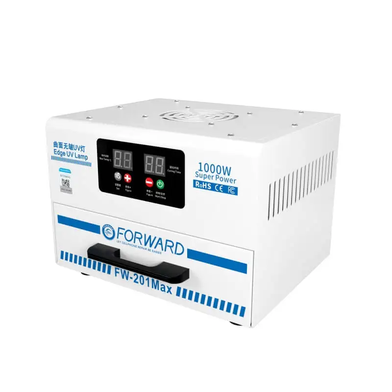 FORWARD Edge UV Lamp FW-201Max 1000W Power UV Curing Lamps Curing Screen OCA for Edge Screen For iphone Samsung Screen Refurbish