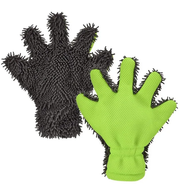 Hotsale luxury 5-Finger Car Wash Mitt, Microfiber Interior Exterior Cleaning Glove for Car and Motorbike Washing Drying Mitt