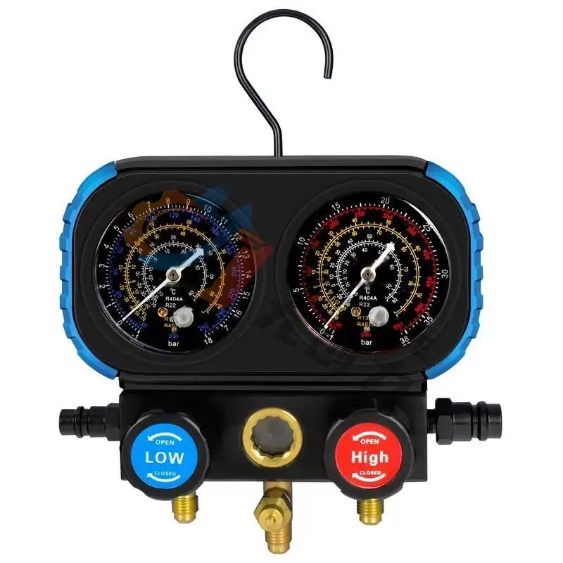 Automotive Ac Manifold Gauge Tool  Refrigeration Machine Pressure Gauge R134A R410 R22 R12 R502 R404 R1234yf