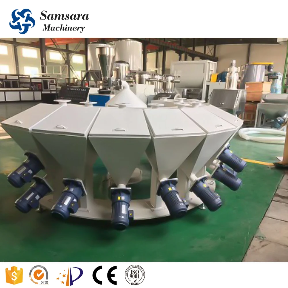 PVC Powder Resin Mixer Machine Turbo Mixer Unit High Speed Mixing Machinery Plastic Extrusion Auxiliary Machine Mixing System