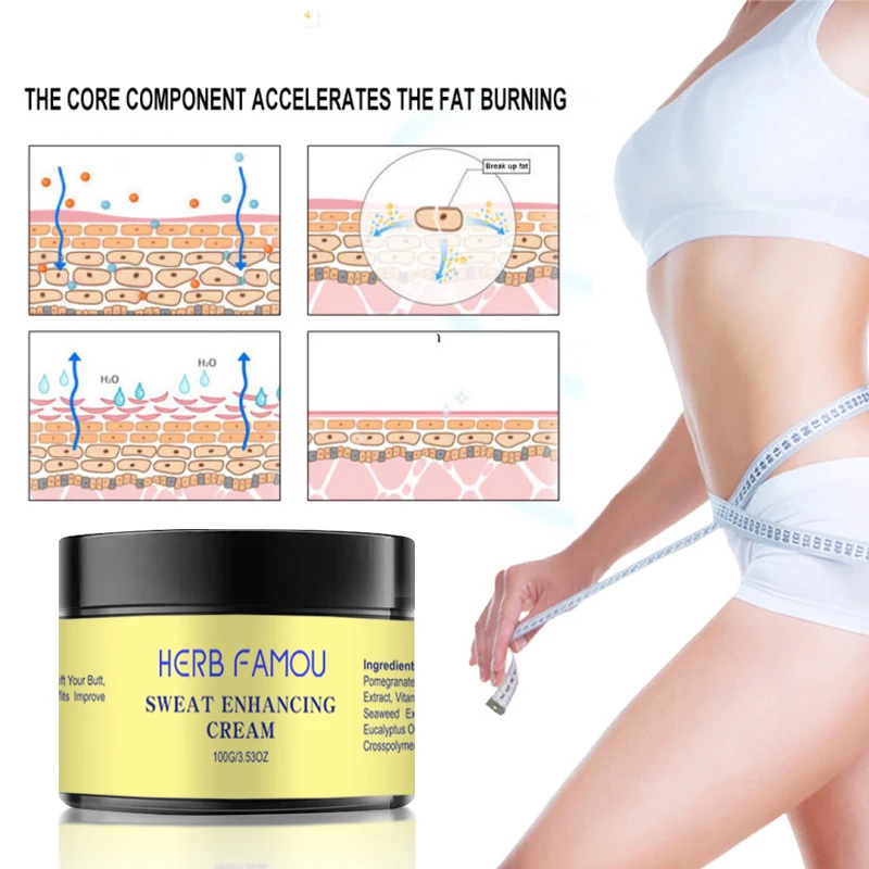
OEM Private Label Body Stomach Slimming Fat Burning Gel Losing Weight Anti Cellulite Organic Hot Cream 