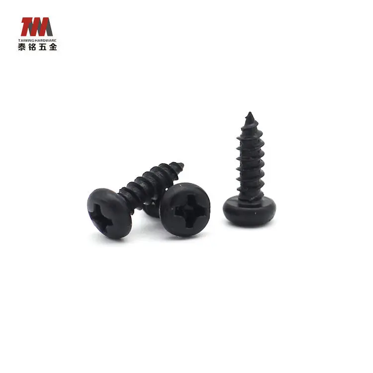 Sunpoint Custom Wholesale Hardware Furniture Self Tapping Gypsum Phosphated Black Manufacturers Flat Head Screws Drywall Screw