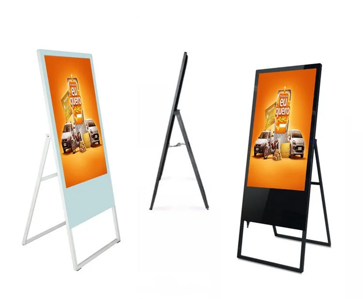 69 Inch Lcd Digital Poster Display Portable Frees Tanding Kiosk Smart Advertising A Sign Lcd Digital Signage Display