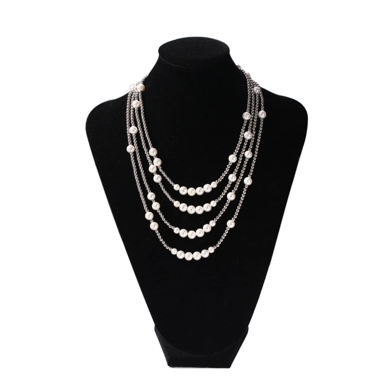 Luxury Pearl Necklace Gold Plated Strand Statement Gold Filled Oyster Aka Orb South Sea Shell Irregular Pearl Necklace For Women