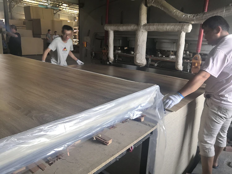 6*8ft melamine particle board chipboard modern colors Linyi factory selling