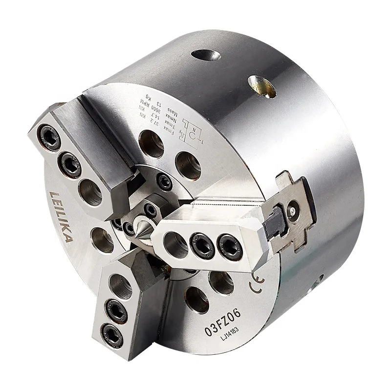 
3 jaw Radial Direct Push Floating Solid Power Chuck 