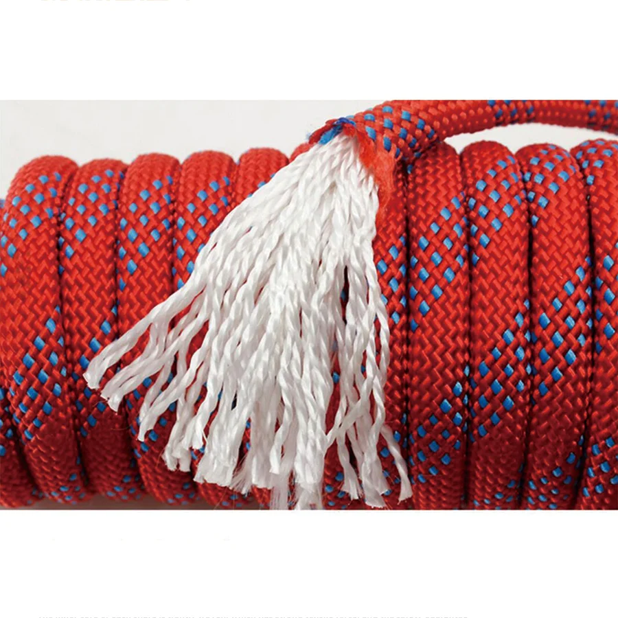 Customized Heavy Duty10mm 48 inner core Outdoor Wear Resistant Emergency Rescue Braided Rock Climbing Ropes