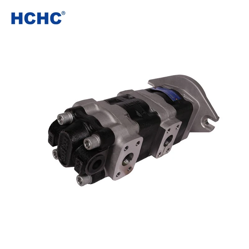 Chinese forklift hydraulic double gear pump Wholesale for crane excavator junk truck