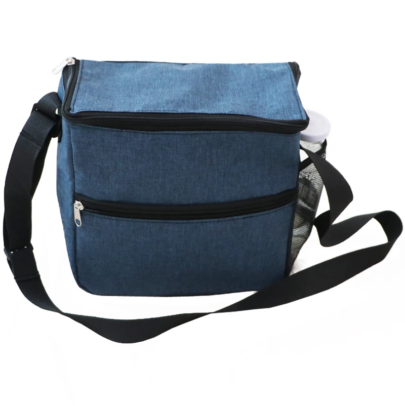 
New Style Disc Golf Bags Fits 6-10 Discs + Bottle For Beginner & Advanced Players Cationic Fabric Disc Frisbee Bag Set Golf Bag 