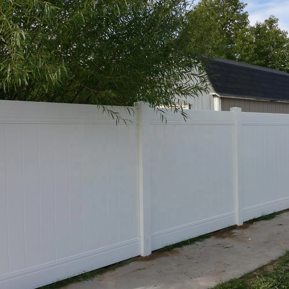 cheap pvc privacy fence factory making pvc fence outdoor vinyl fence wholesale