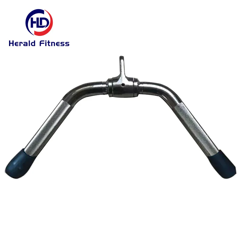Big Discount Ningjin Fitness Accessories Straight Bar Multi-function Arm And V-shaped Handle For Back Training