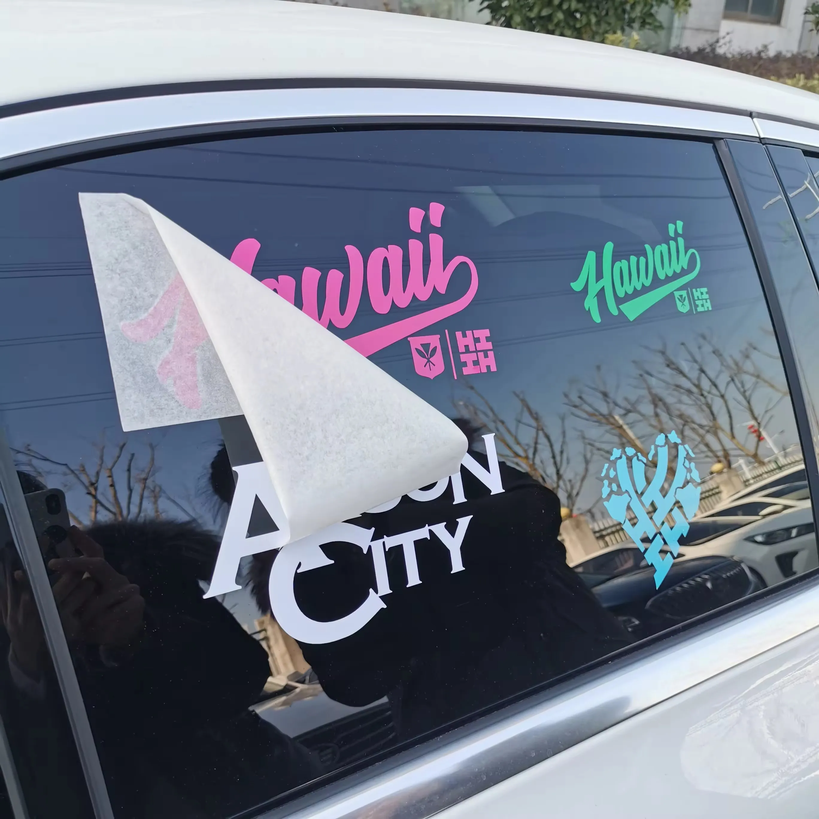 UV Resist Luxury and Business Die Cut Logo Bumper Windshield Transfer Waterproof Custom Vinyl Car Stickers and Window Car Decals