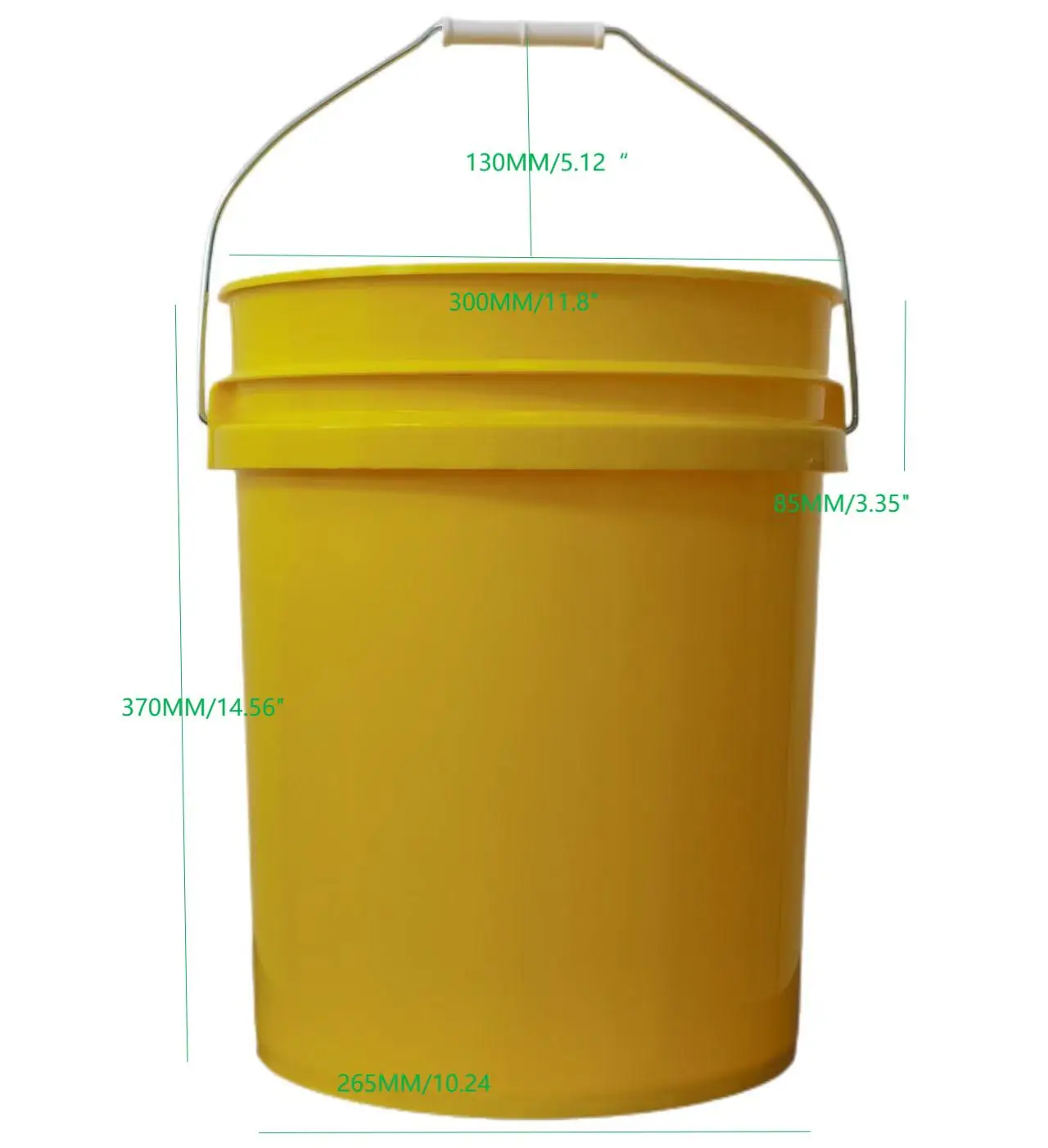 5 Gallon Plastic Paint Bucket With Printed Logo