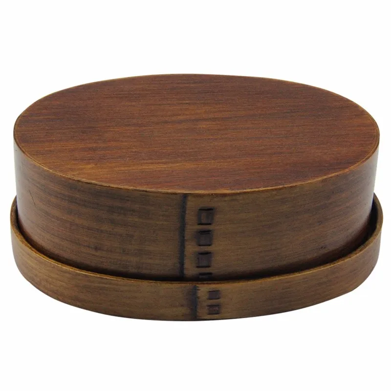 Japanese Style Wooden Bento Lunch Box For Food Fruit Sushi Bento Box Bowl Reusable Picnic Food Container