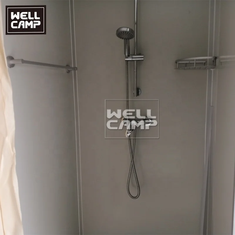 2020 container portable toilet comes with sitting toilet &wash basing & shower room the fast set up rest room in prefab houses