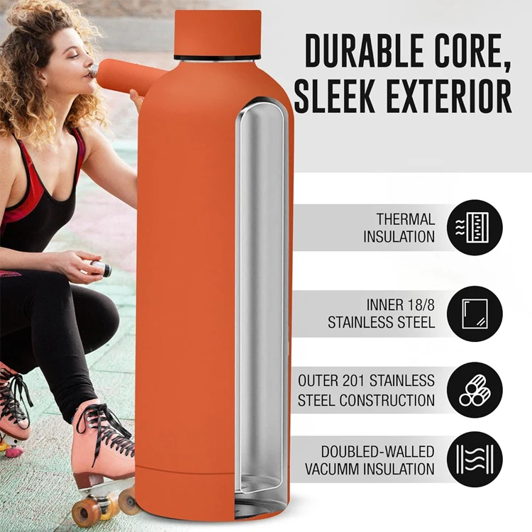 Factory Wholesale Personalised Thermos Double Wall Insulated Stainless Steel Water Bottle For Beverage