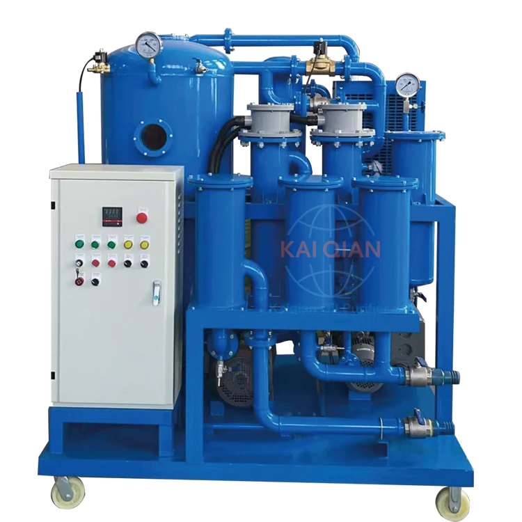 Steam Turbine Lubricating Oil Turbine Oil Water Separator Machine Portable Oil Turbine Filter Cart Machine