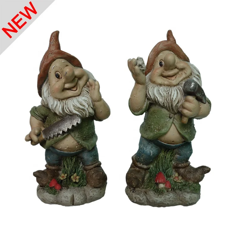 Наружные украшения из смолы 6,89 дюйма, гномы для сада на заказ