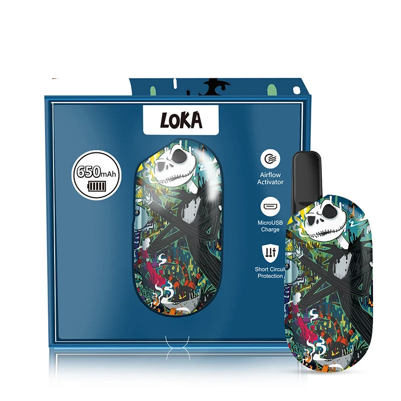  High Quality CBD Vape Pen LOKA Battery Button Adjustable Voltage 510 Thread