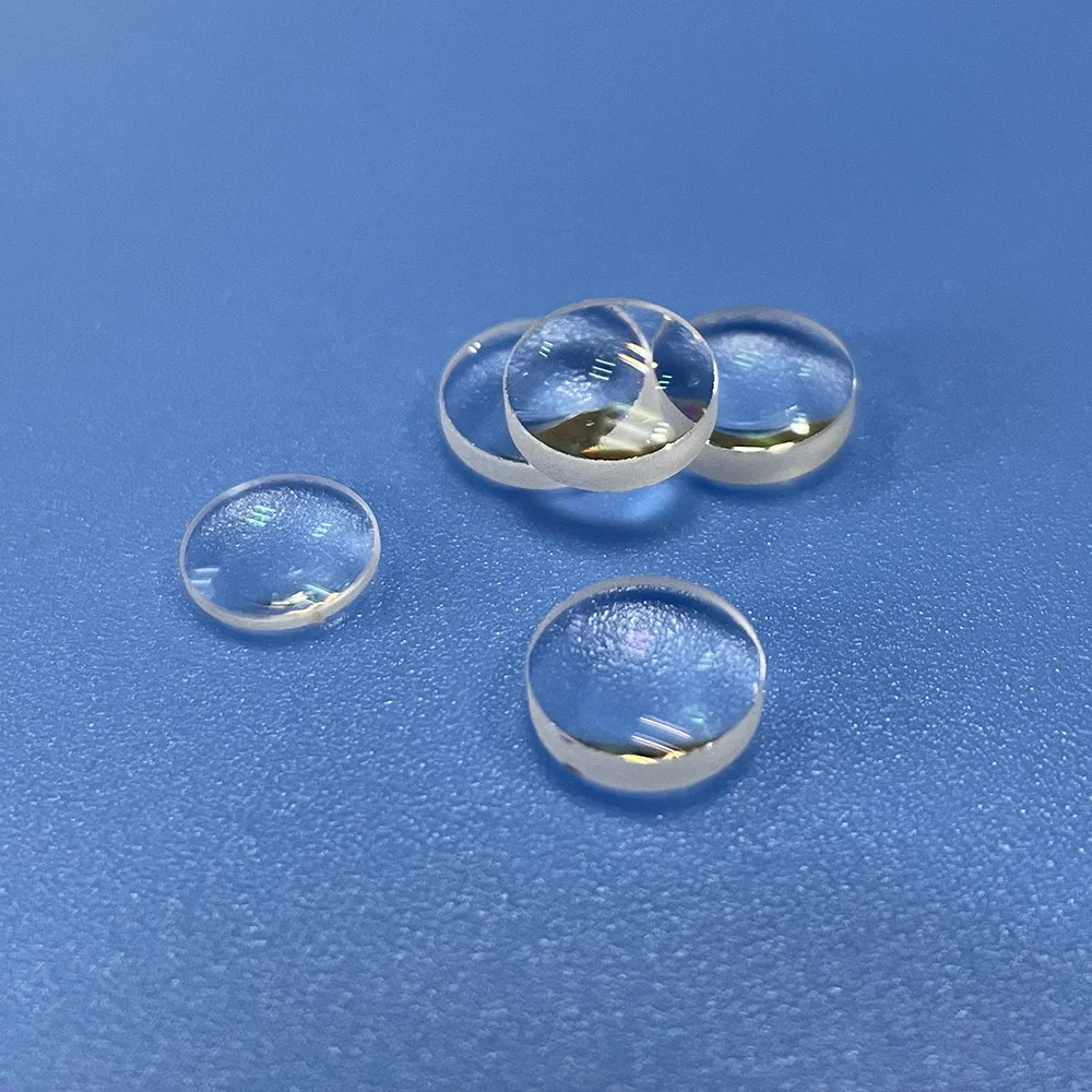 Заводская поставка, оптический стеклянный объектив с покрытием Mgf2, двухсторонний выпуклый объектив