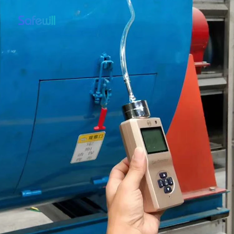 Safewill Wholesale OEM Single Gas Analyzer Portable Pump Handheld Gas Leak Detector for Air Conditioner