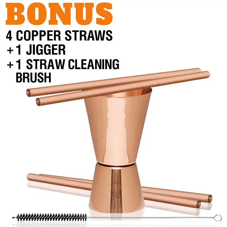 Factory Manufacturer Custom With Logo 18Oz/16Oz Sublimation Copper Plated Stainless Steel Moscow Mule Mug