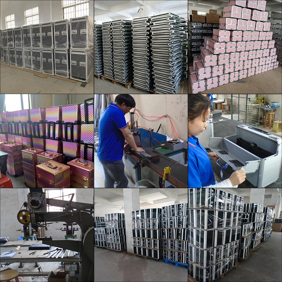 Newest Style Aluminum Records Case Classic Album Vinyl Case for Vinyl Records Durable Aluminum Carrying Case