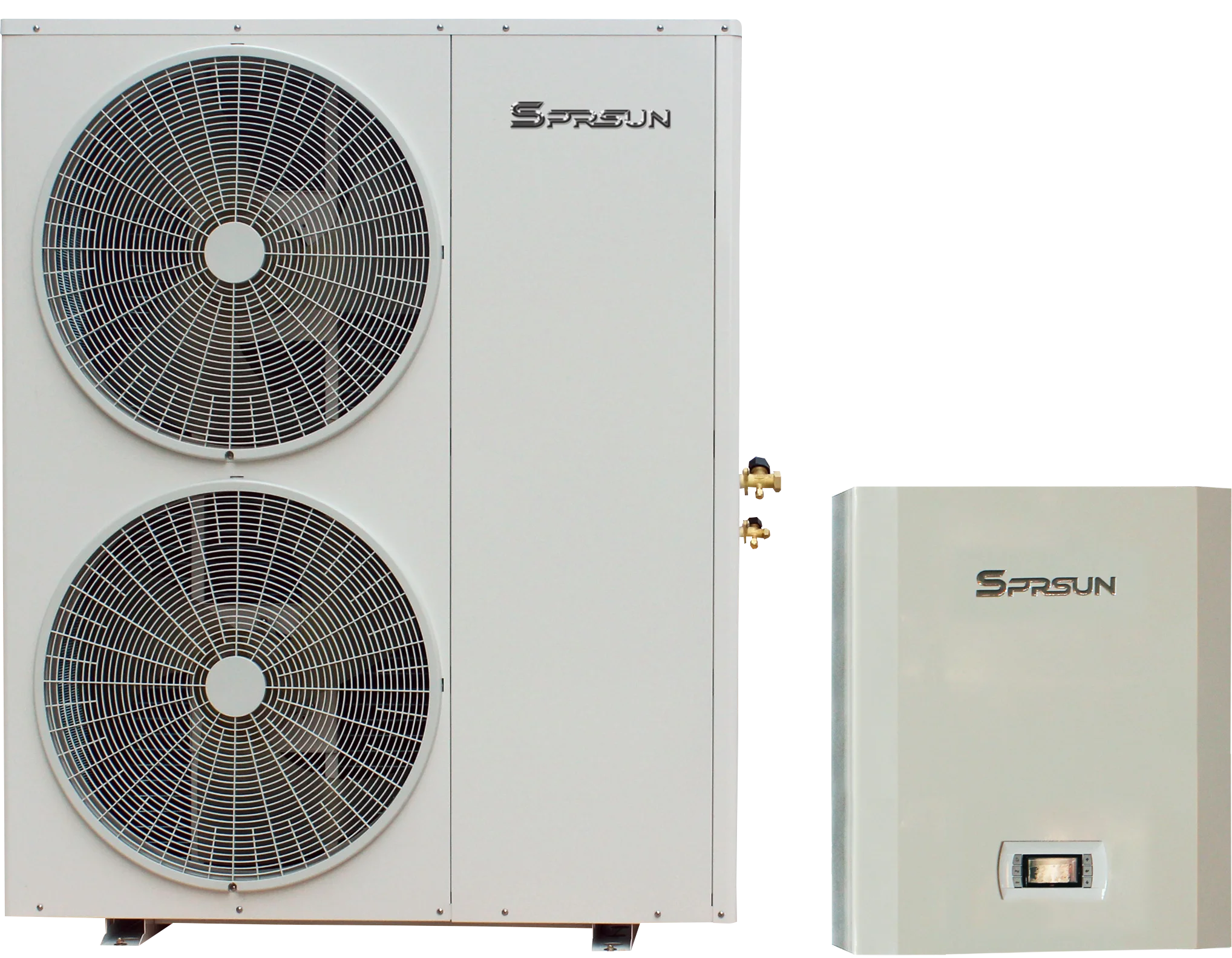 -25C Cold climate EVI Air to Water sprsun Heat Pump Split for Heating and Cooling