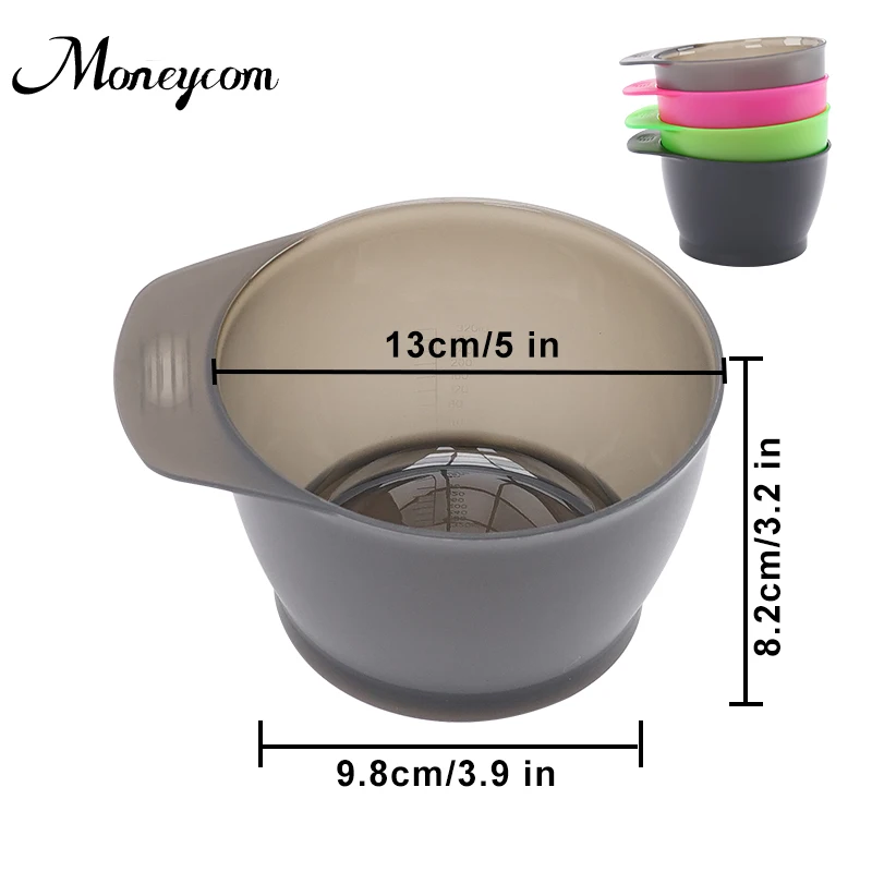 Professional Plastic Hair Color Dye Bowl Dye Brushes Wholesale Mixing Bowl Tint Tool Barber Accessories MC-07
