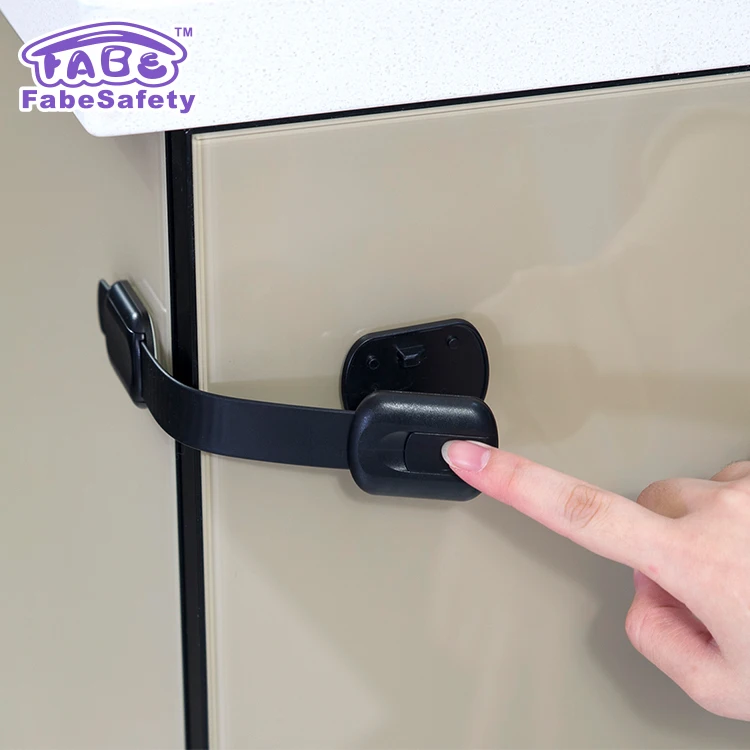 Многофункциональный замок для мебели, безопасная двойная нижняя часть и регулируемая защелка для ремня, детские товары *