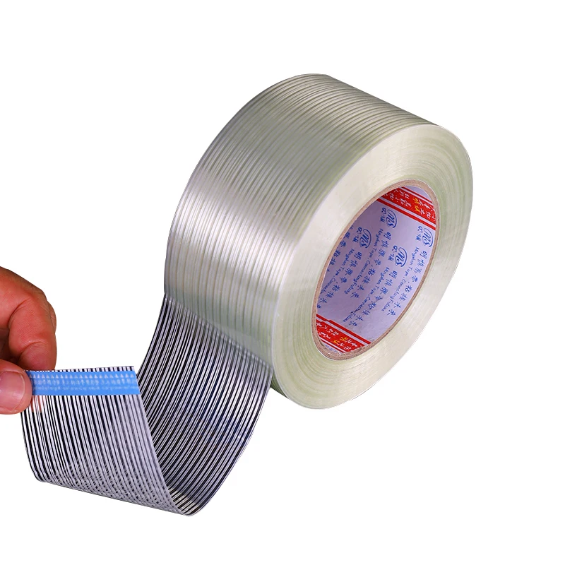 No residue Heavy Duty transportation Transparent Clear Polypropylene film Filament Tape
