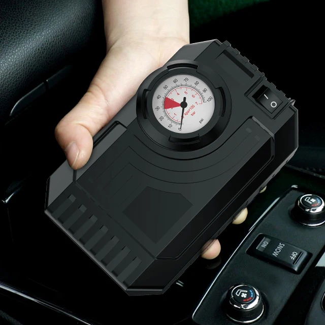 Cheaper Car Air Compressor 12V Portable Tire Inflator Heavy Duty with LED Light Mini Car Air Pump