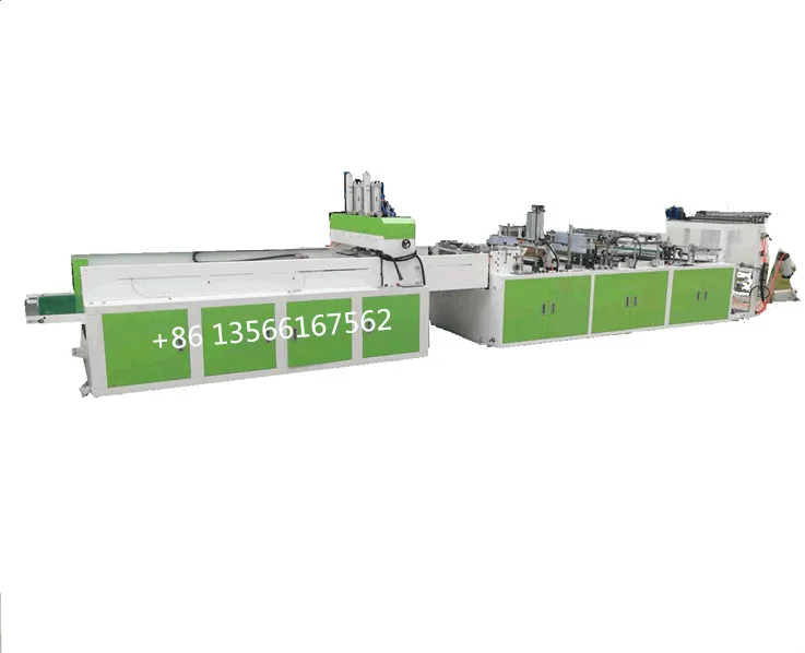 Polythene/PE/Poly  Plastic Square Bottom Automatic Carry Bag Making Machine