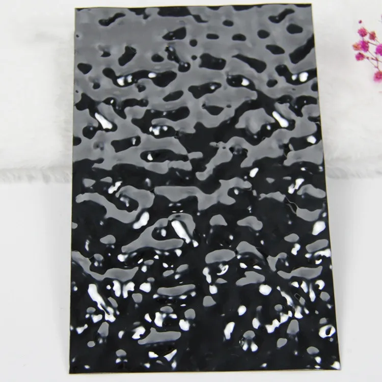 Black Color Water Ripple Stainless Steel Sheet ASME SA 240 304H Stainless Steel Plate Price