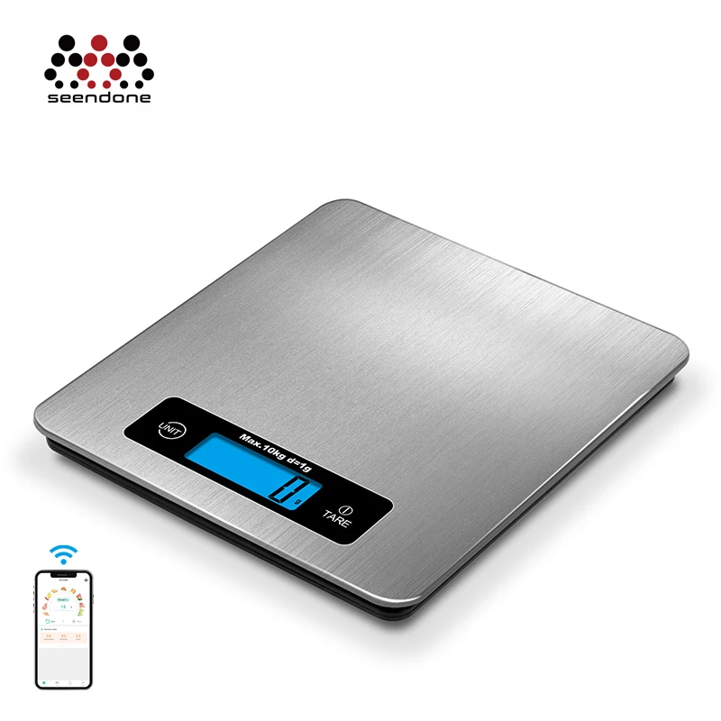 5Kg Kitchen Scale Stainless Steel Platform Kitchen App Weighing Scale
