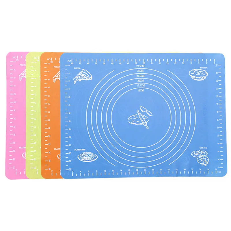 Hot Selling Manufacturer Large Silicone Pastry Mat With Measurement Nonstick Silicone Baking Mats