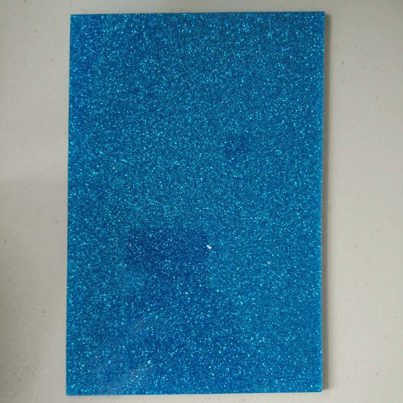 Glitter Acrylic Sheet, 3 mm chunky glittering Acrylic sheet panel board plate, custom translucent Acrylic Glittering Sheet