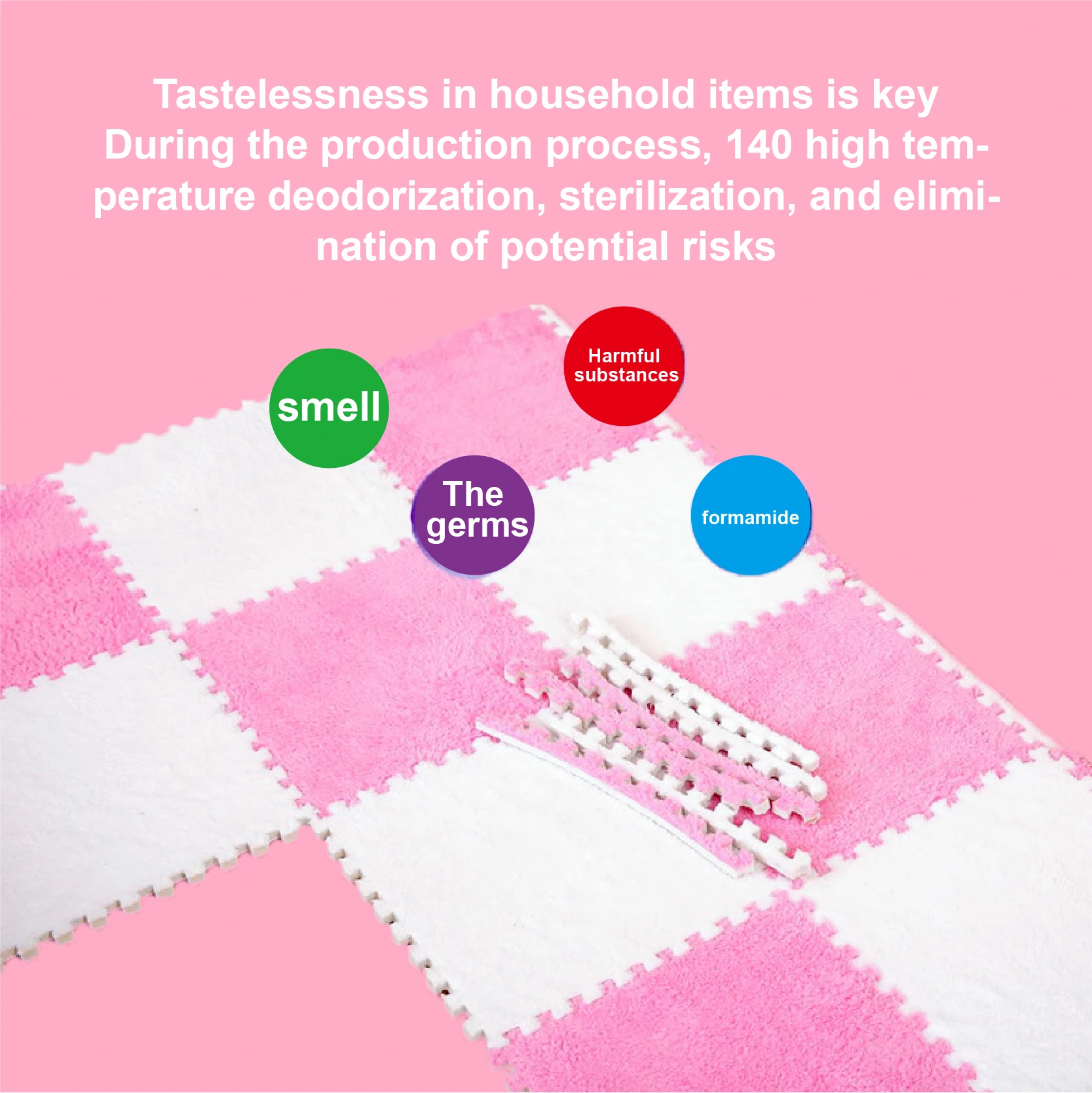 Hot Sale Comfortable Cotton Velvet Mat For Gym Travel Folding Baby Play Gym Mat