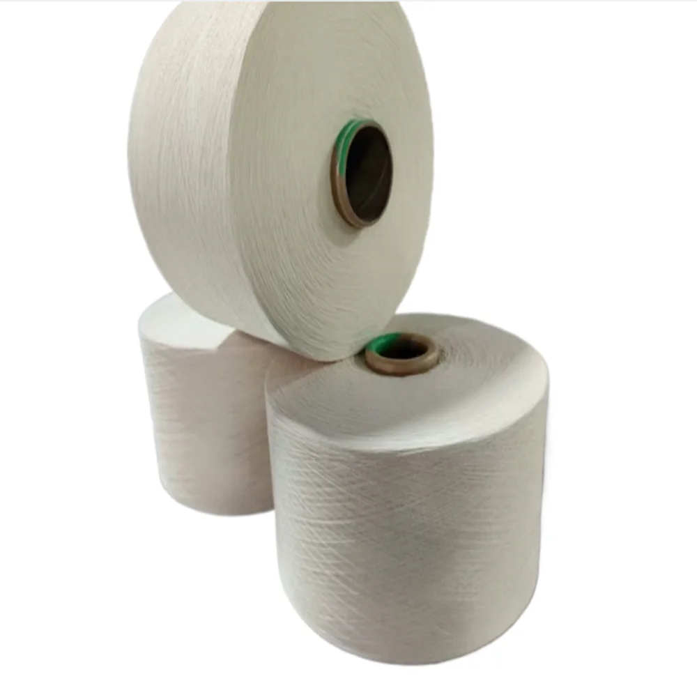 Manufacturer Supply 100% Textile Cotton Yarn by Textile Process Pure Cotton Semi-combed Yarn for Sewing Knitting Yarn thread