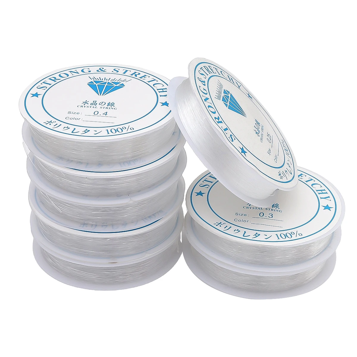 Cheap Price Wholesale Non-Stretch Fishing Lines Wire Non-Elastic Nylon String Beading Bead Cord Thread For Jewelry Making