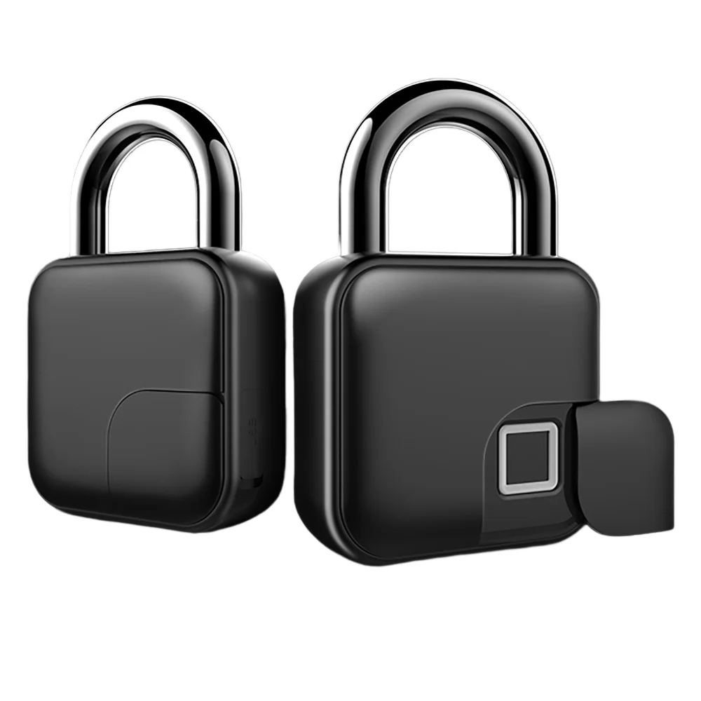 Waterproof Security Rechargeable Smart Fingerprint Padlock Drawer Luggage Bag Gym Wardrobe Anti-Theft Finger Print Cabinet Lock