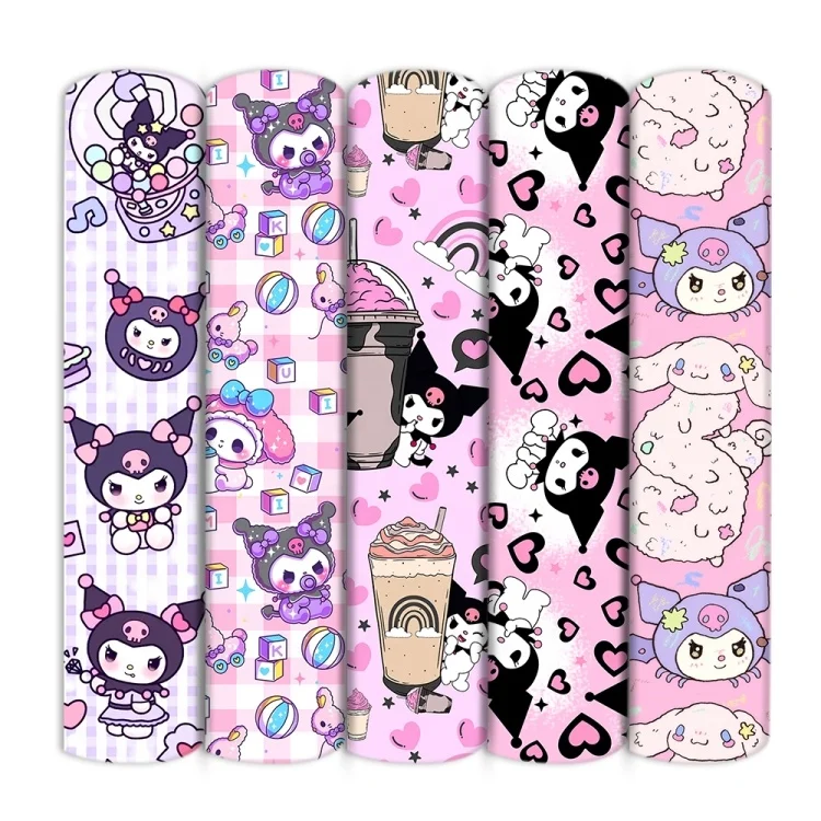 Японская 100% из чистого хлопка с мультипликационным принтом, 50x145 см для шитья тканей, стеганая ткань, материал для рукоделия, 48365